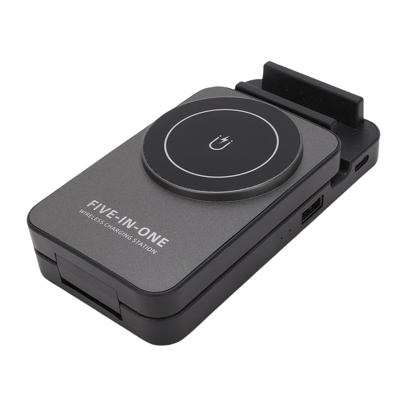 Generic Station de Recharge de Téléphone, Support de Chargeur Magnétique 15W, Charge Rapide, Large compatibilité pour Téléphones, écouteurs, Montres, Maison et Bureau