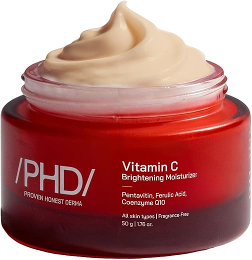 /PHD/Vitamin C Brightening Moisturizer | Vitamin C Cream for Face &amp; Glowing Skin | Brightening Moisturizer with Pentaviti...