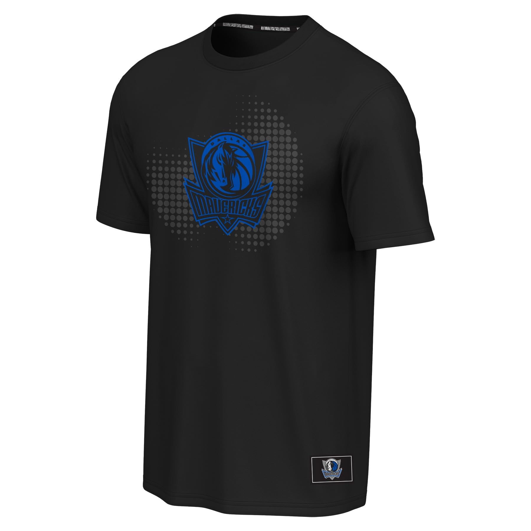 NBA Mens Youth Graphic Tee, Black, XXL EU