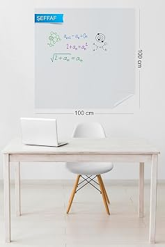 Difference Promotion Transparent, 2 Non-Adhesive Holders, Static, Practical Writing Board, Electrostatic Paper (centimeters, 100 x 100)