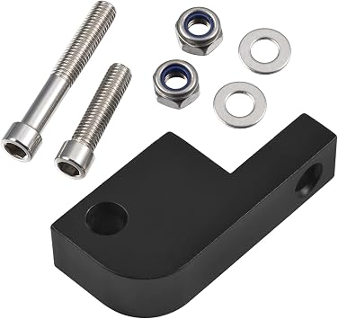 Benlari Headlight Extension Block Compatible for Harley Davidson Dyna 39-49mm Fork T-Sport Wide Glide Street Bob FXDL FXDF FXDB FXDWG