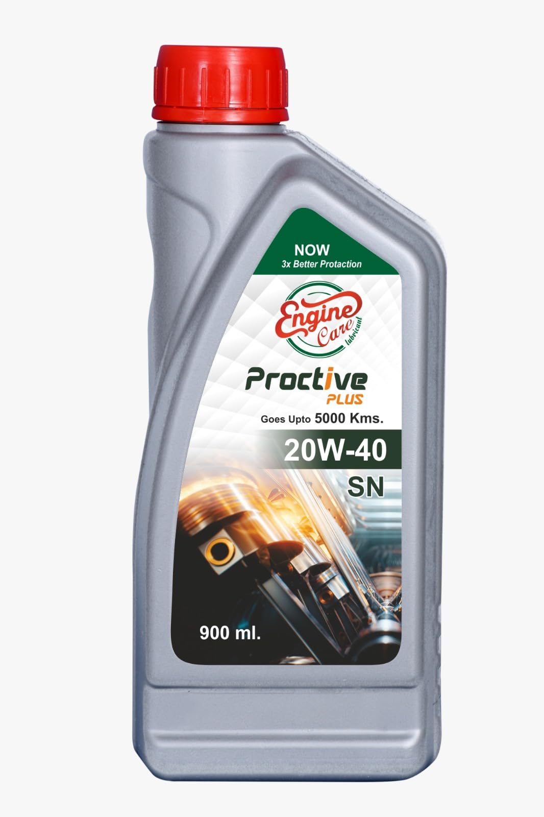 Engine Care Proctive Plus Bike Engine Oil 20W-40 SN Grade | 900ml | German Technology | Up to 5000 KMs Protection | 3X Better Engine Life & Performance for 2-Wheelers (Pack Of 1)-image-20