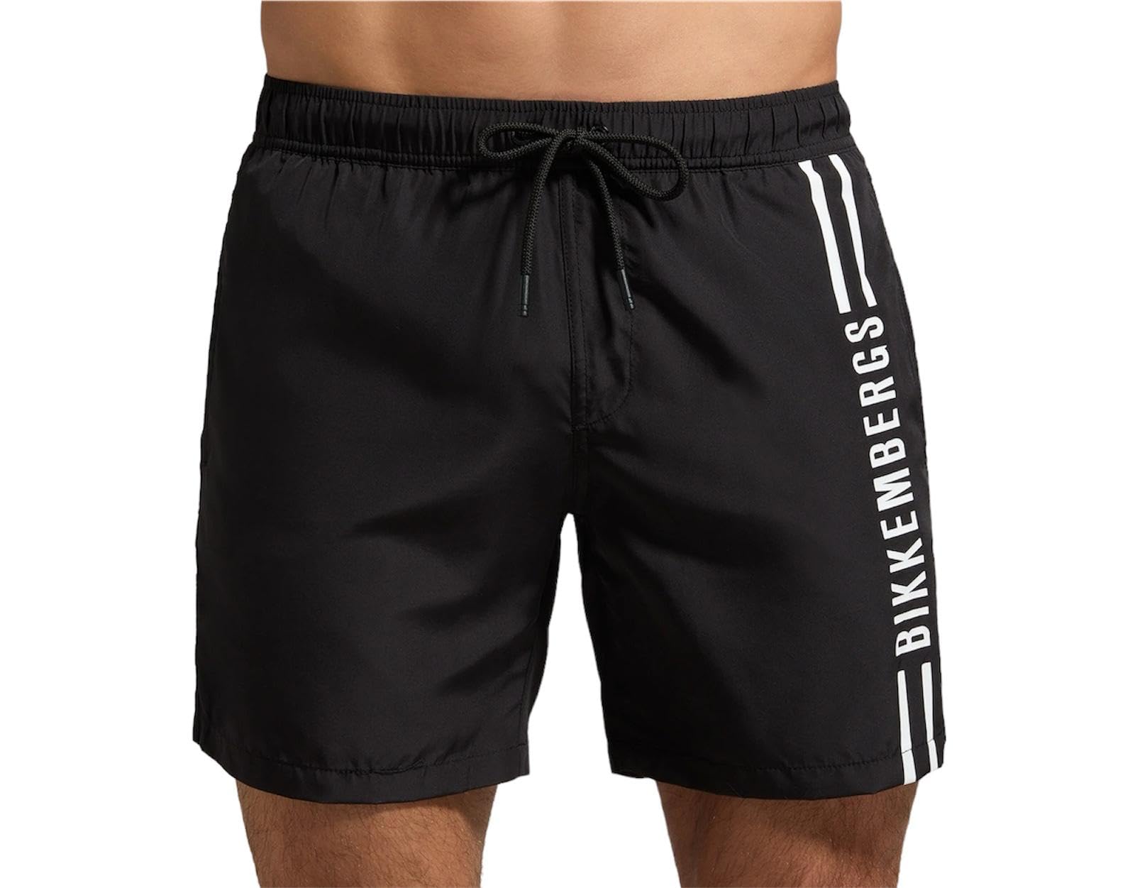 Bikkembergs Short de Bain Print Logo latéral Homme