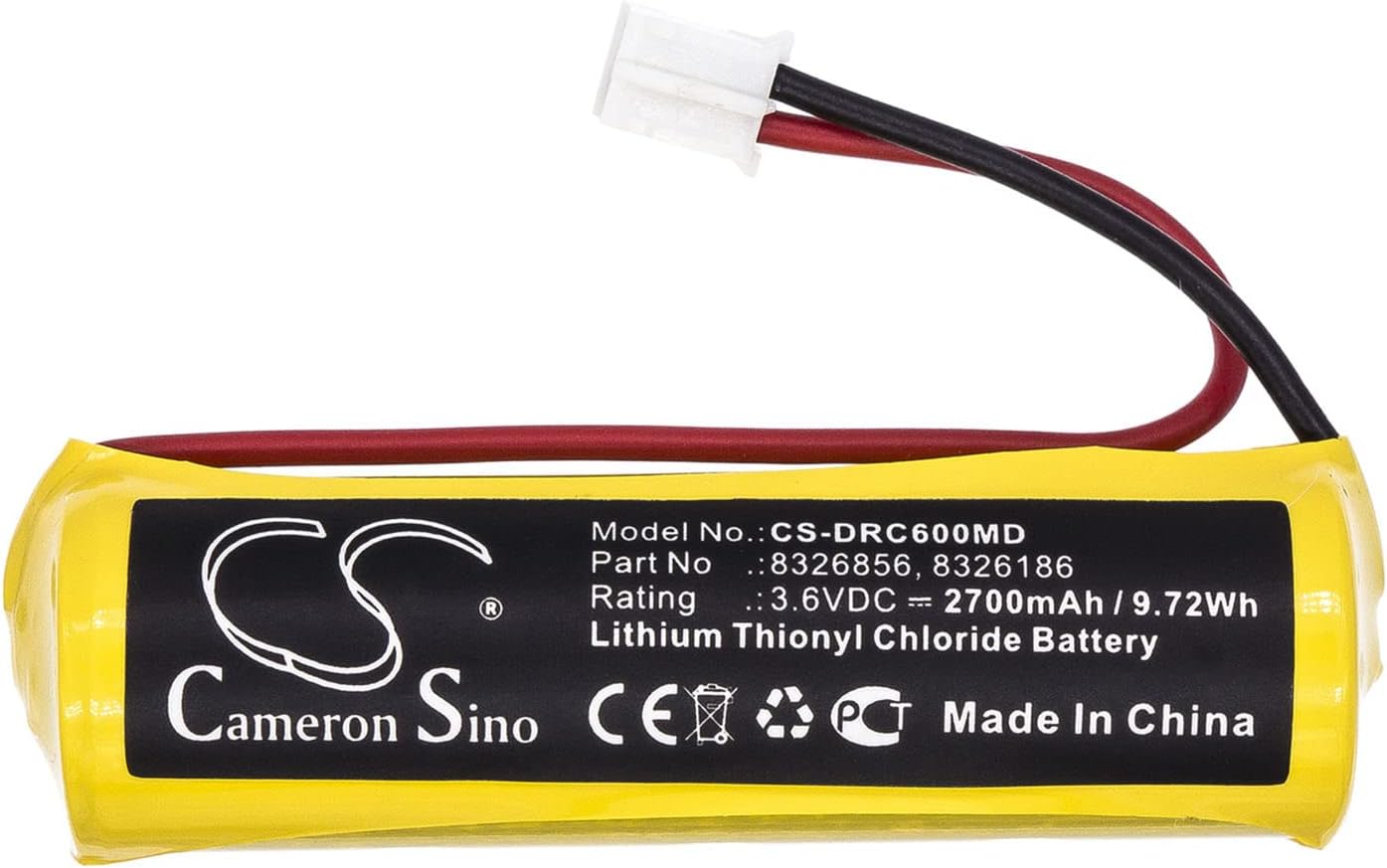 Cameron Sino Battery for Drager PAC 6000, PAC 6500, PAC 8000, PAC 8500 PN:Drager 8326186, 8326856 2700mAh / 9.72Wh