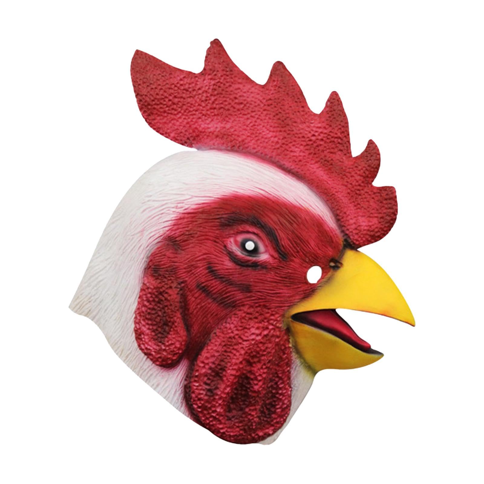 LOOM TREE Chicken Mask Decoration Clubs Party Supplies Latex Masquerade Mask-image-25
