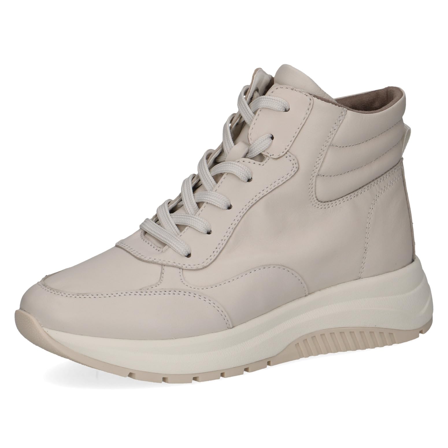 CAPRICE Damen Sneaker hoch aus Leder Plateau
