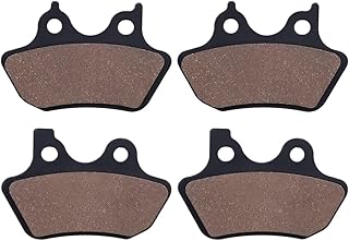 Front & Rear Brake Pads for Harley Davidson Softail FLSTCI FLSTC Heritage Classic 2000-2007/Davidson FXST Softail Standard 2000-2007 / FXSTB Night Train 2000-2007/ FXSTBI Night Train 2001-2006