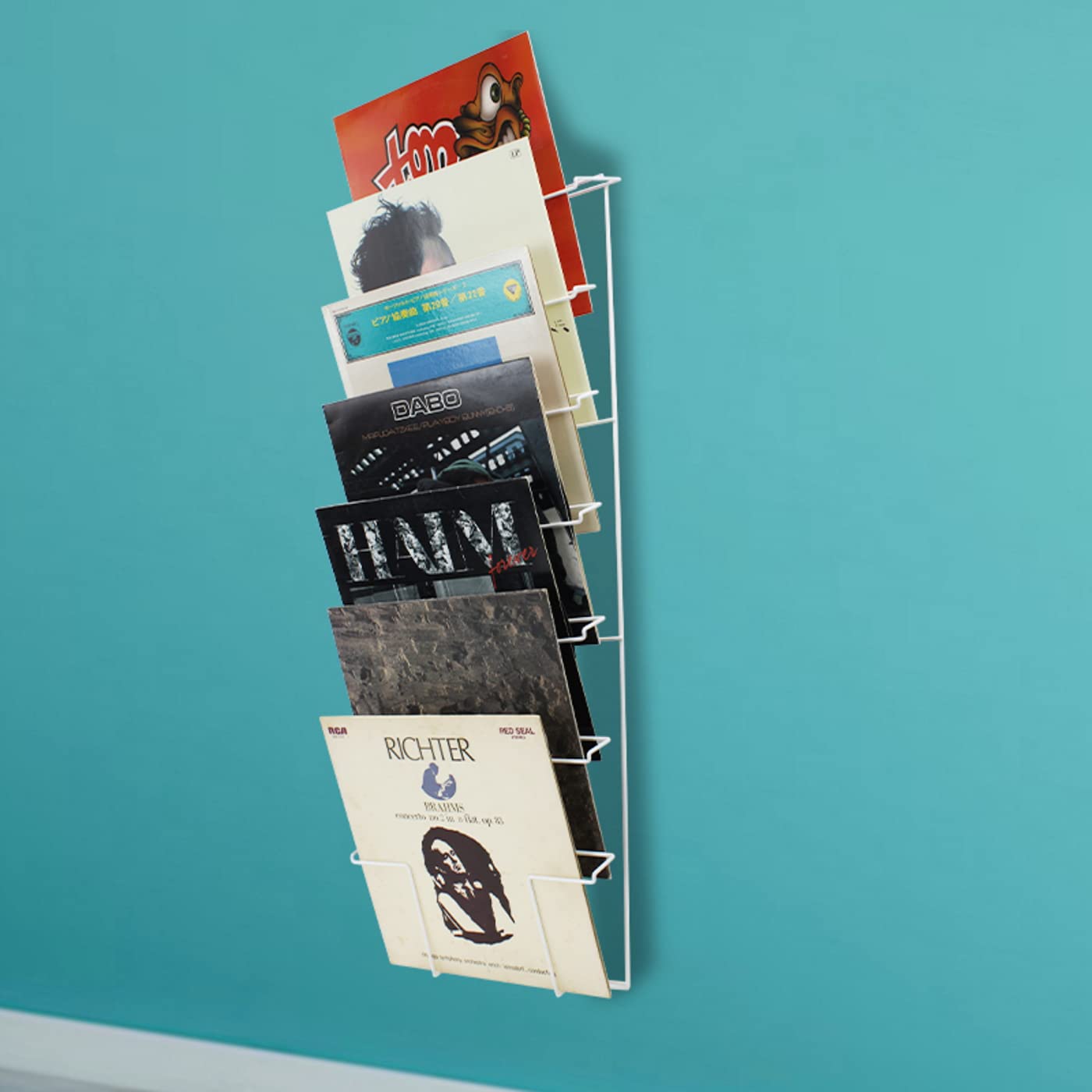 Lp vinilo placas estante de almacenamiento - estante de pared almacenamiento lp vinilo placas o revistas periódicos
