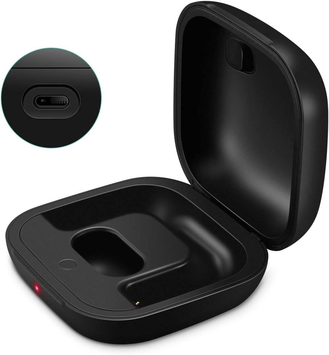 Jinstyles Charging Case Replacement Compatible with Powerbeats Pro Charger with Bluetooth Pairing Sync Button & 700mAh Built-in Battery (Not Include Power Beats Earbuds)