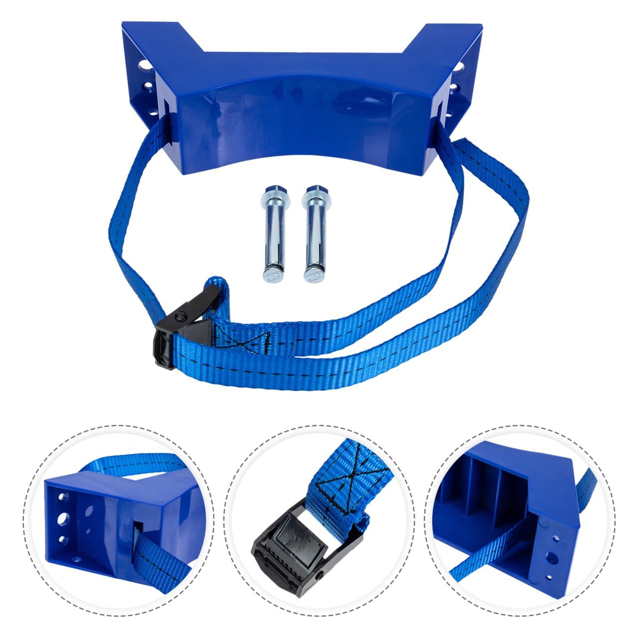 OUNONA Staffa Montata a Parete Per Serbatoio Di Propano E Azoto Supporto Pesante Per Bombola Gas Con Viti Accessorio Sicuro E Facile Da Installare Per Sport Acquatici 9.06X9.06X7.68 Pollici