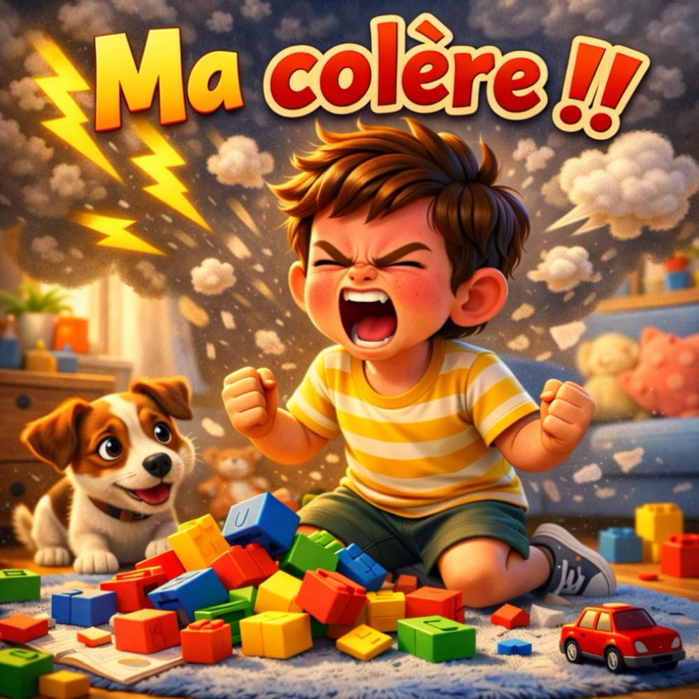 Ma Colère !!: Une tour s’écroule, la colère explose, et Noa découvre des solutions simples pour se calmer et retrouver le sourire.