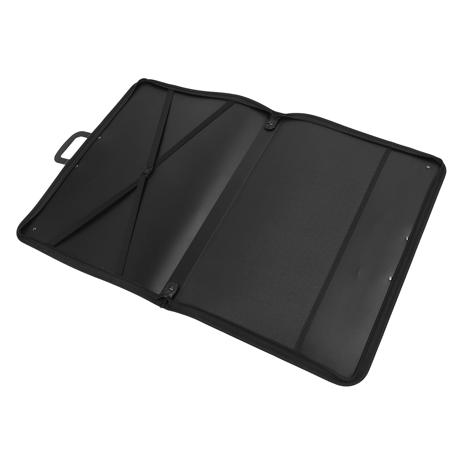 Bolsa Artística para Tablero de Dibujo Ligera de PVC Negro, 45x62cm, para Artistas, Estudiantes y Trabajadores de Oficina