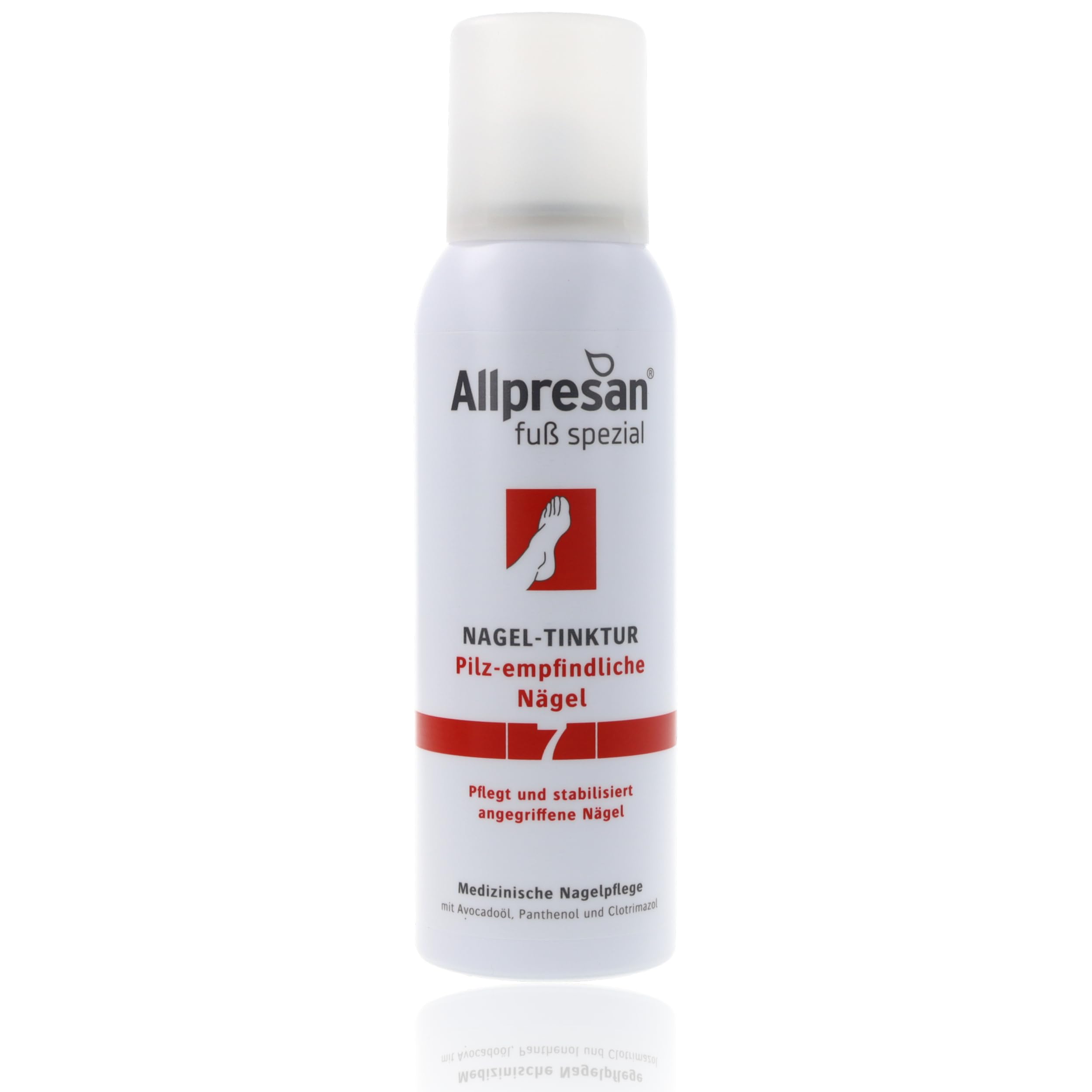 Allpresan Fuß spezial Nr. 7 Nageltinktur für Pilz-empfindliche Nägel - Zur therapiebegleitenden Pflege bei Nagelpilz - 125 ml