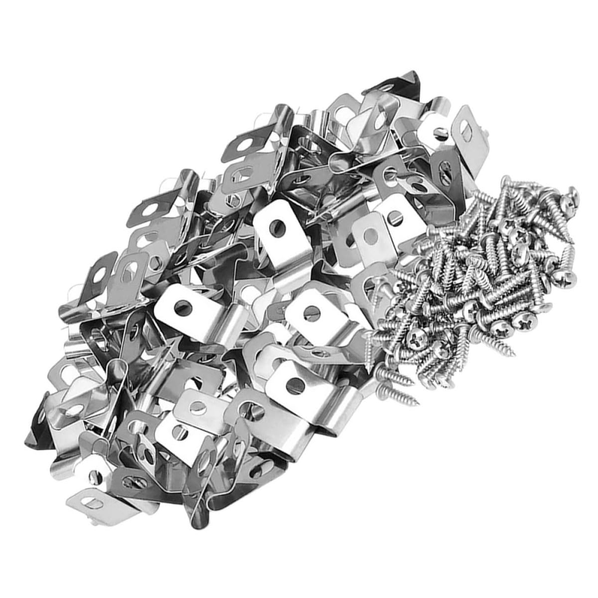 Abrazaderas para vallas de acero inoxidable, clips de sujeción robustos para ganadería