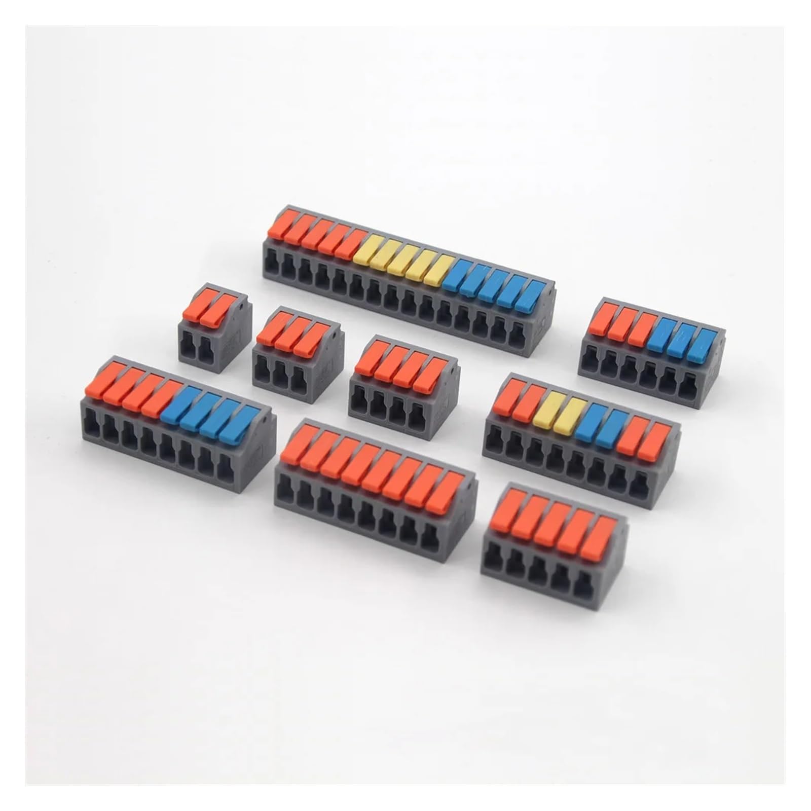 5PCS Wire Connector Cable LED Conectors for 4mm² 6mm² Fast Terminals Blocks Docking Butt Household Electrician Tools(N6E10)