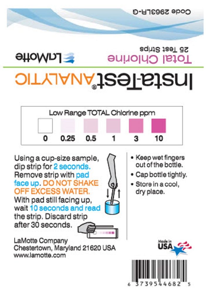 Total Chlorine Test Strips