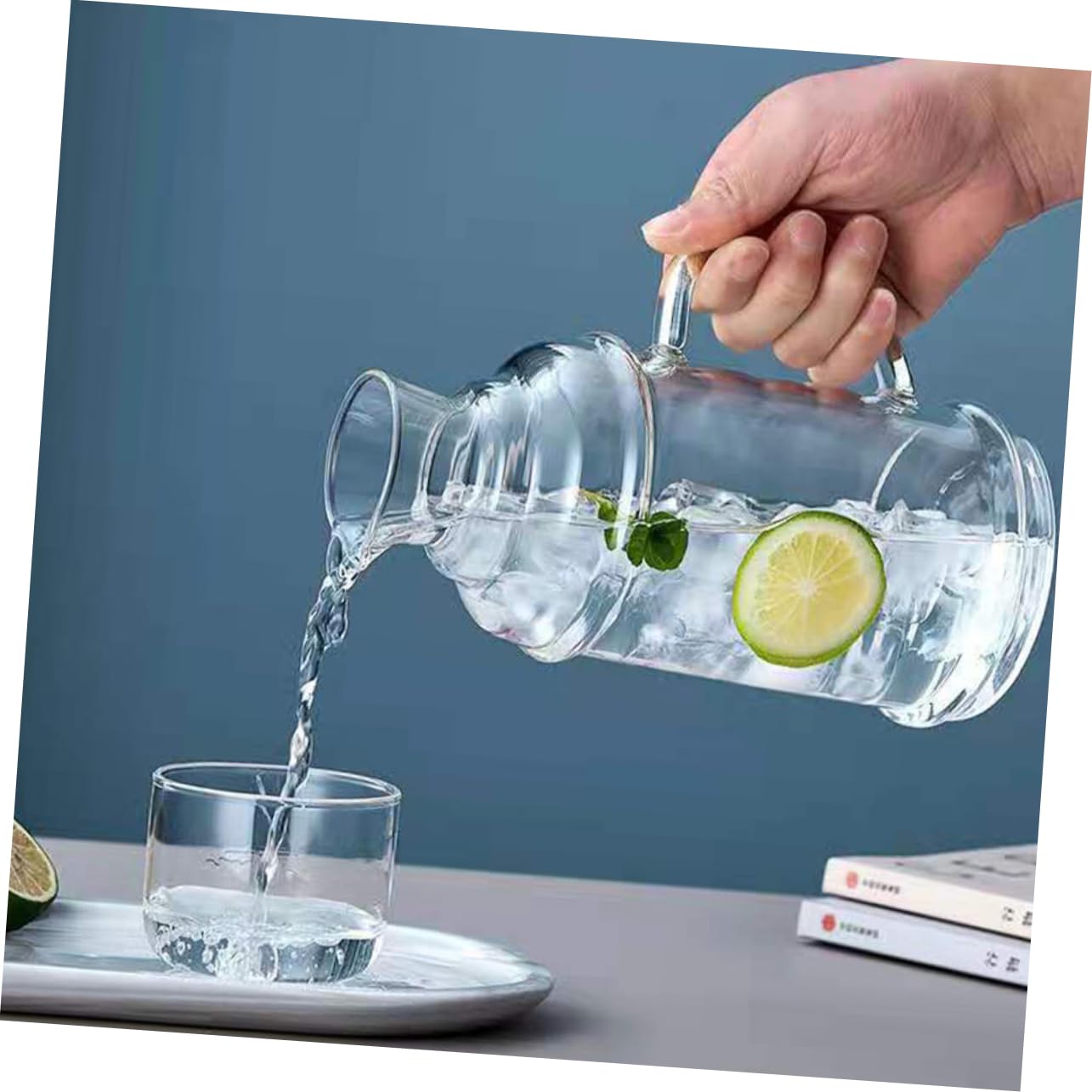 Jarra De Vidrio Resistente Al Calor Hervidor De Agua Para Té Tetera Adecuado Para Familia Para Fiesta Almacenamiento De Bebidas