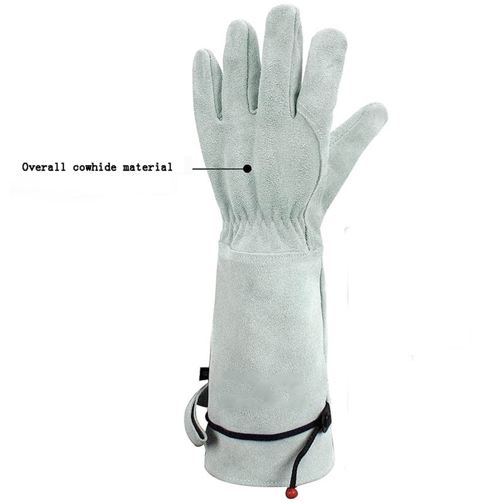guanti giardinaggio Guanti da giardino lunghi, resistenti alle forature, guanti di protezione dal lavoro, all'usura for cantieri edili(Color2)