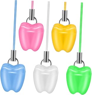 Baby Baby Baby Baby Baby 5Pcs Lost Teeth Saver Necklace Teeth Storage Box Teeth Keepsake Holder for Lost Teeth Baby Baby Baby Baby Baby