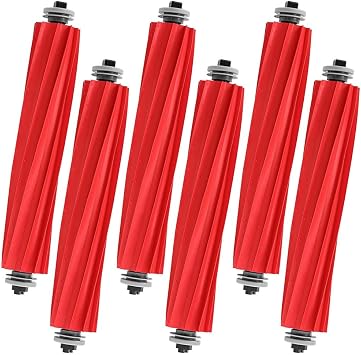 6 Pack QV 35A Brush Accessories Fit for Roborock S7 Series,QV 35A/35S,Q7 Series,Q Revo Series,Qrevo S/MaxV/Pro/Plus Vacuum Cleaner