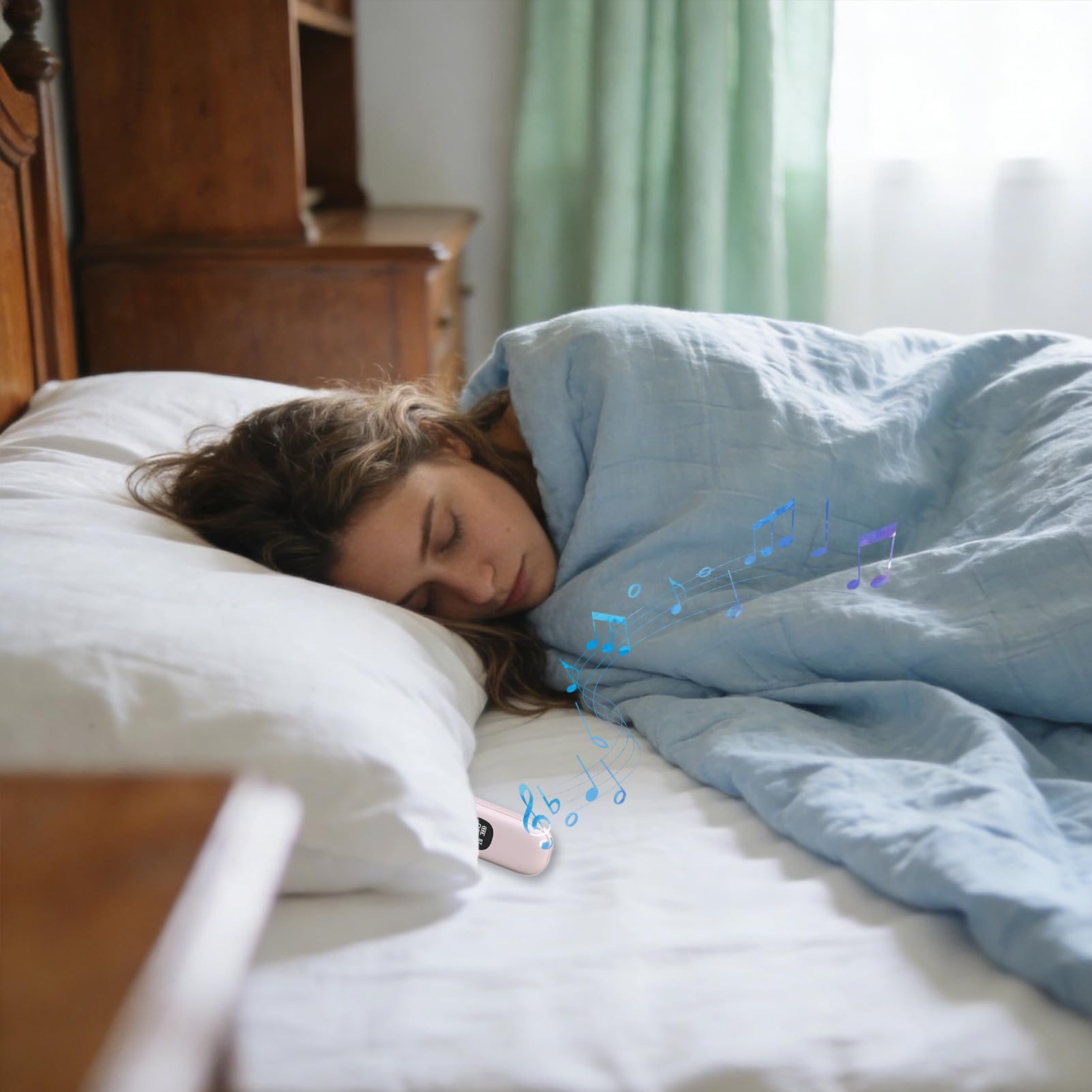 Coussin avec haut-parleur à conduction ossea, haut-parleur sans fil pour