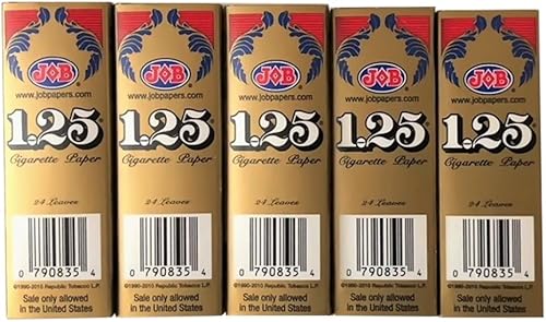 Miniatura 2 de JOB - Papel de liar dorado de 1.25 pulgadas - 5 folletos con 24 hojas por folleto