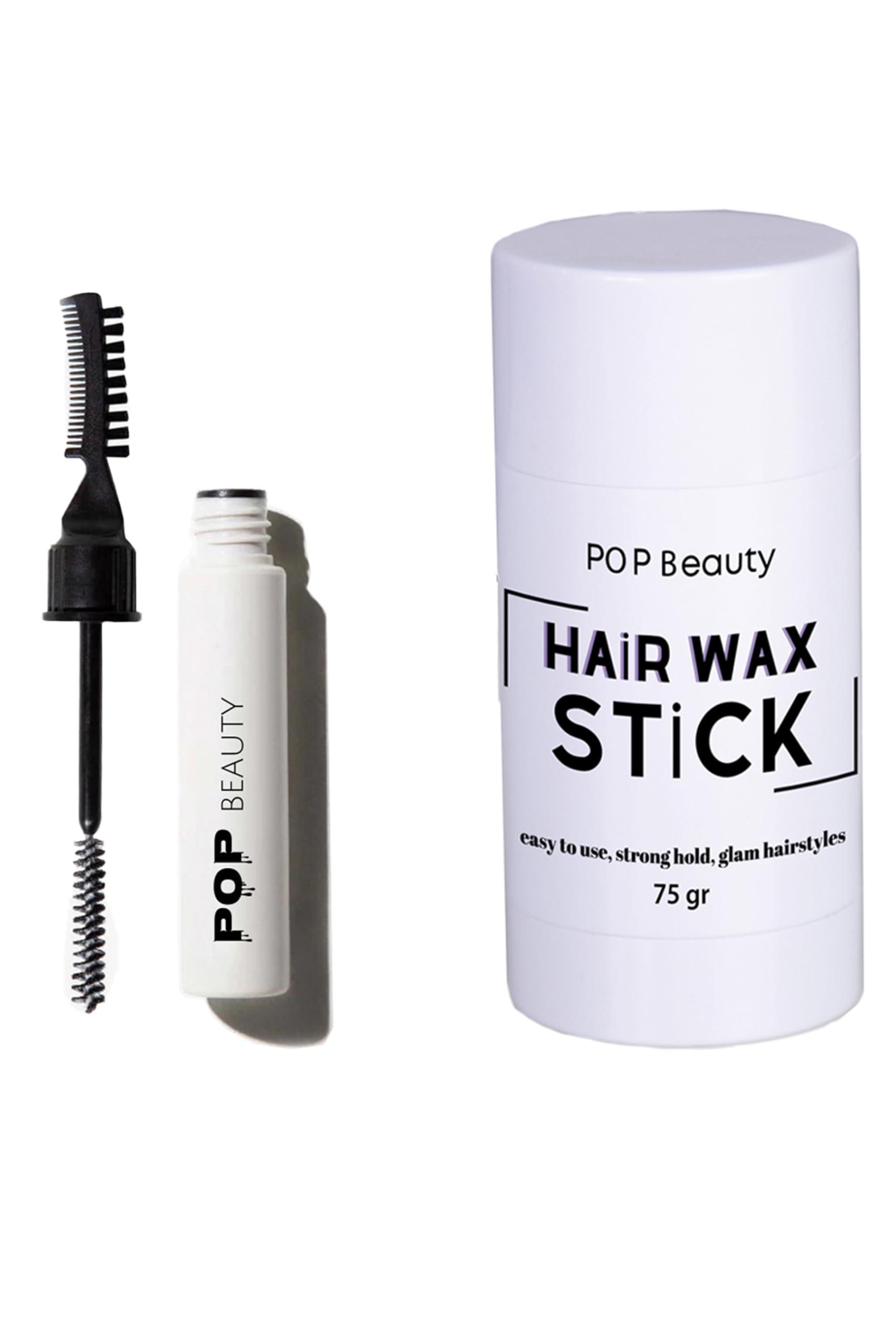 Pop Beauty Kaş Sabitleyici Ve Şekillendirici & Saç Şekillendirici Stick Wax