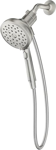 Moen 220H2EPSRN Verso - Ducha de mano con acoplamiento Magnetix, manguera de 60 pulgadas, níquel cepillado resistente a las manchas