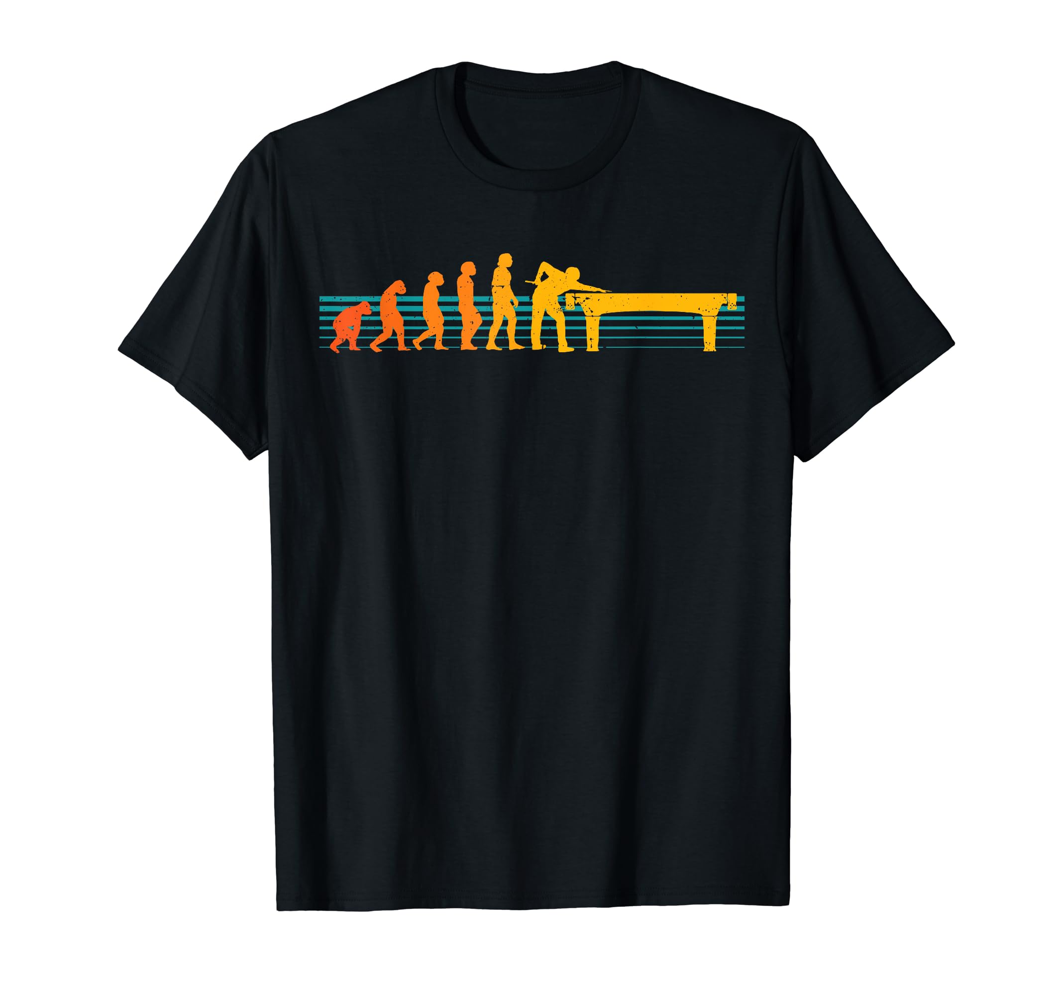 Pool Tournament League Pool Balls Billiard SetPool Player Evolution Billiard Balls Pool Table T-Shirt