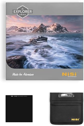Miniatura 2 de NiSi ND1000 5.906x5.906 in Explorer Collection IR ND  Filtro de lente de densidad neutra de 10 paradas de vidrio templado  Fotografía de larga