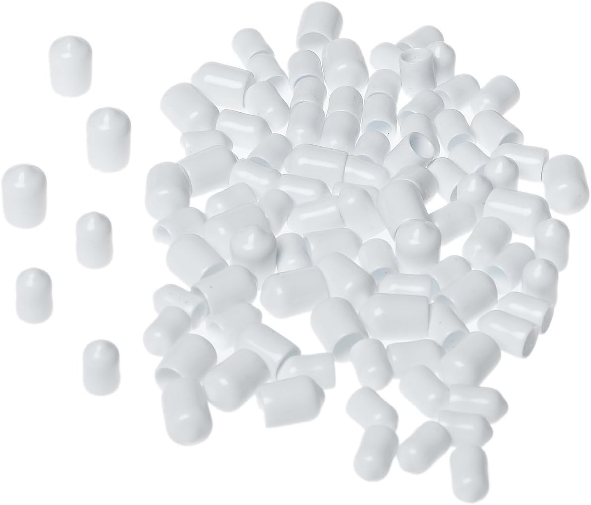 ClosetMaid 75355 Wire Shelf End Caps, 24 Large and 60 Small, 84 Pack, White