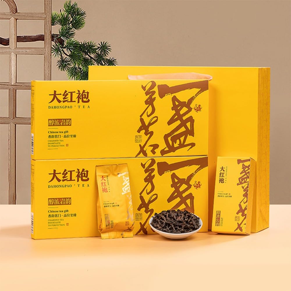 Herbata Premium Dahongpao - Herbata Oolong W Big Red Robe - Prezent Na Chińską Herbatę - Indywidualnie Pakowane Torebki Na Herbatę