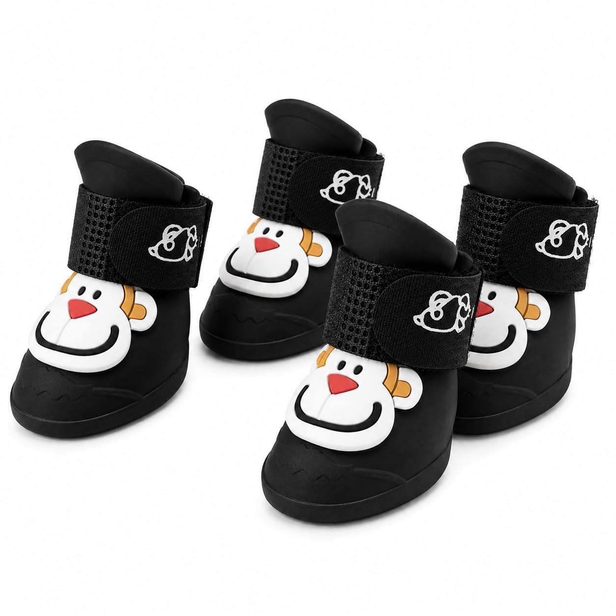 PetVogue 4pcs Pet Puppy Boots, Dog Puppy Silicone Fashionable Pet Cute Waterproof Boots Anti Slip Protective Rain Shoes Anti Slip Dog Walking Shoes - x-Large-image-41