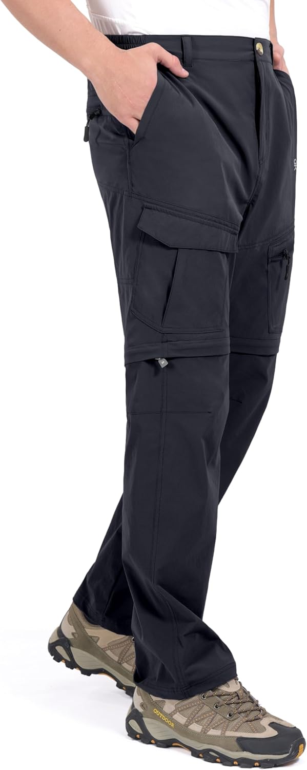 Little Donkey Andy Men's Stretch Convertible Pants, Zip-Off Quick-Dry Hiking Pants, UV Protection, Lightweight