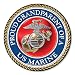 Proud Grandparent of a U.S. Marine Circle Magnet