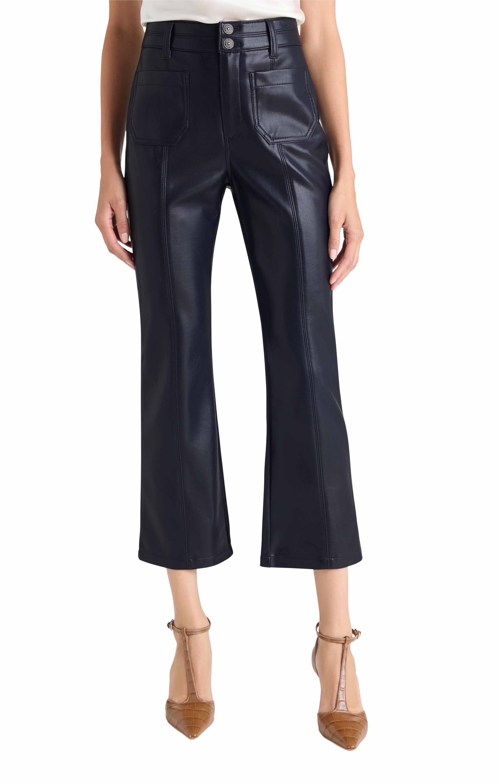 Cinq Sept Womens Vegan Leather Dorothea Pant