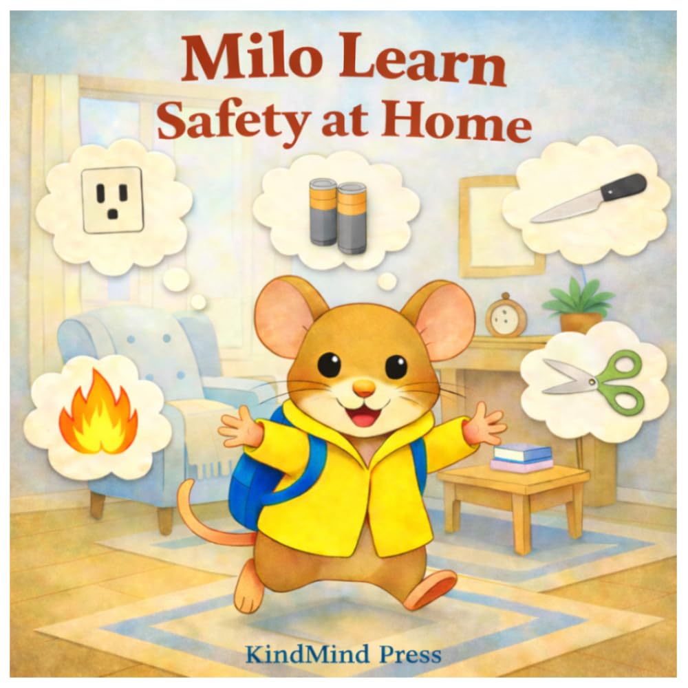 MILO LEARN SAFETY AT HOME: A SIMPLE GUIDE TO STAYING SAFE AT HOME (KindMind Collection)