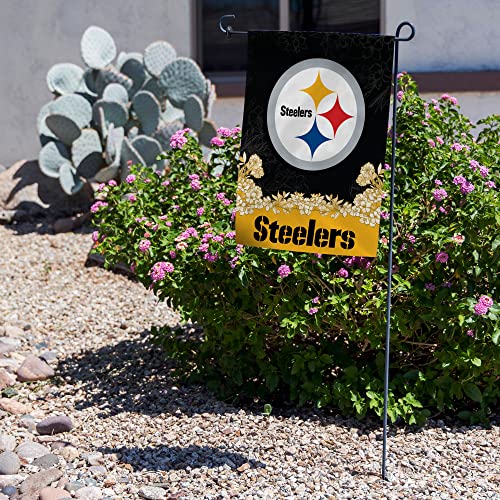 Image of Rico Industries NFL Standard /Primary 13 inch x 18 inch Double Sided Garden Flag - Great Gift for Men, Women, & Fans