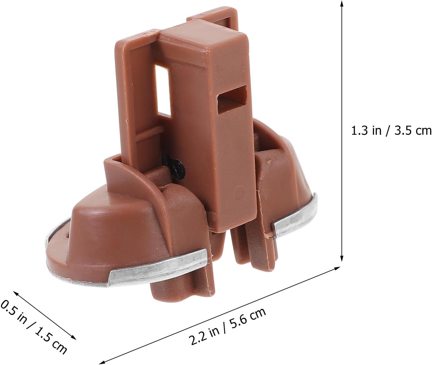 LABRIMP 5 Sets Drawer Slides Stopper Replacement Kit for Drawers with Plastic and Alloy Material Ensuring Mobility and Stability for Repairs and Replacements