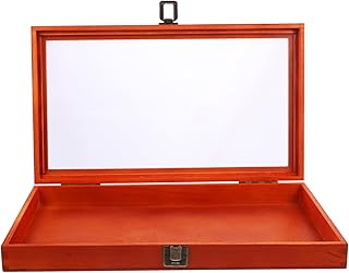 Angoily Storage Box Dried Flower Photo Frame Specimen Frame Case Specimen Container Display Holder Specimen Case Foam Pinning Board Display Shelves Dried Flowers Collection Box Wooden