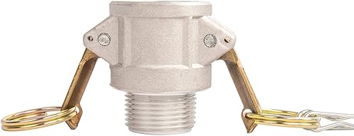 Miniatura 10 de 2 piezas de accesorios de bloqueo de leva fundida por gravedad de aluminio (3 pulgadas parte D) de manguera de leva y ranura, acoplador hembra X