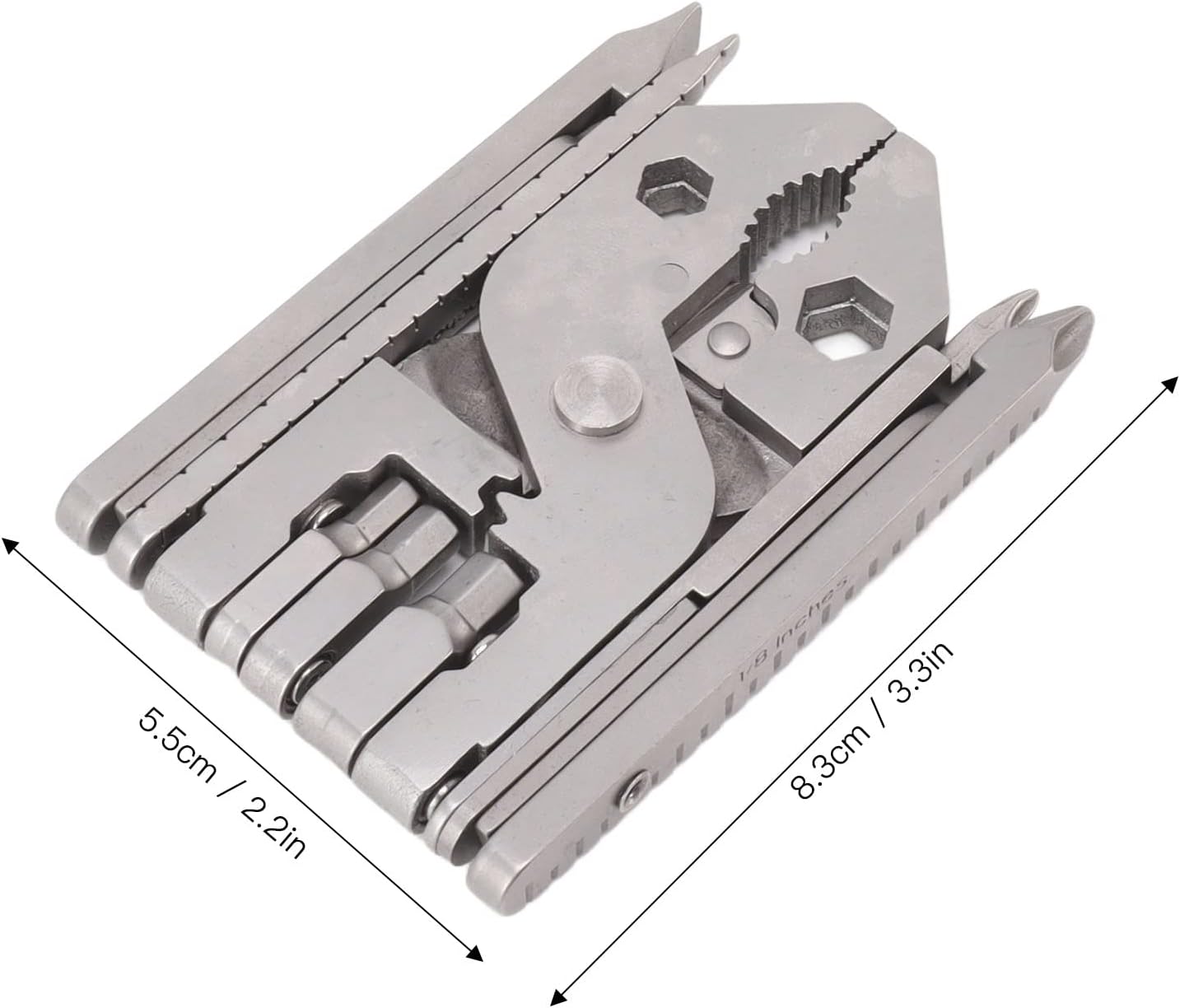 Pocket Multitool, 420 Cast Steel Pocket Pliers, Convenient Folding Mini Multitool Pliers for Heavy Duty Use
