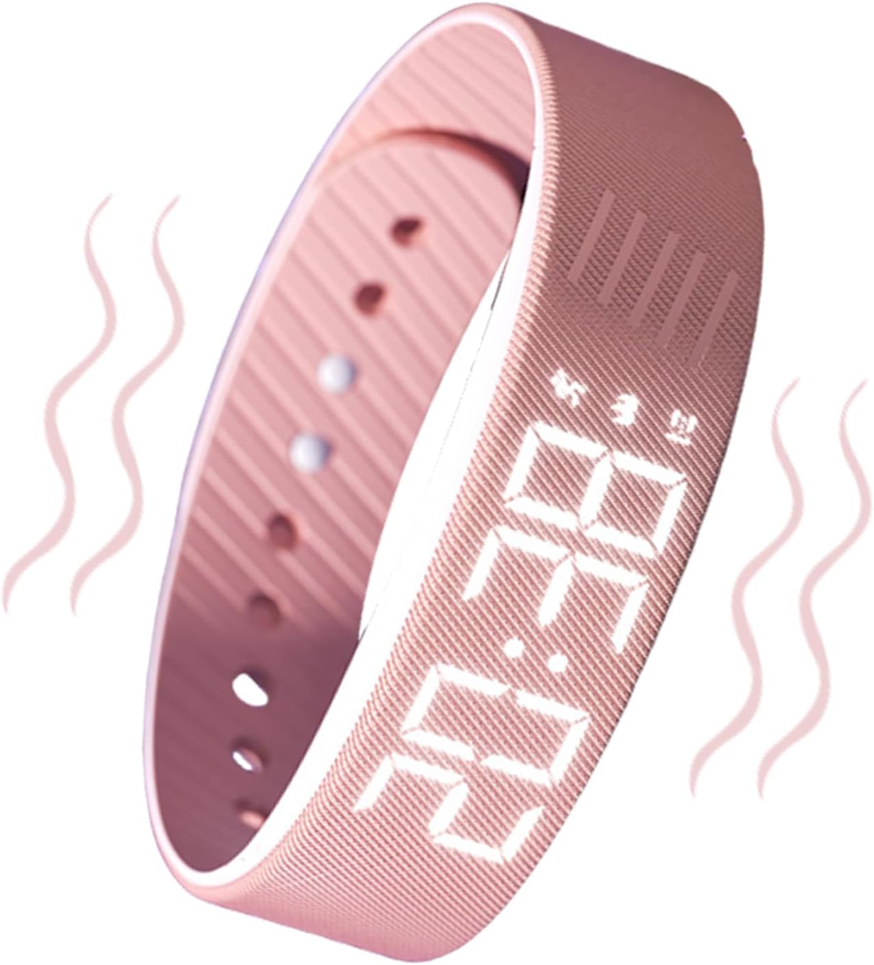 Vibrating Alarm Watch, Digital Watch with Vibrating Alarm, Anti-Snooze Adjustable Wristband Smartwatch for Kids Women Men Bedroom Sports Work Travel Outdoor