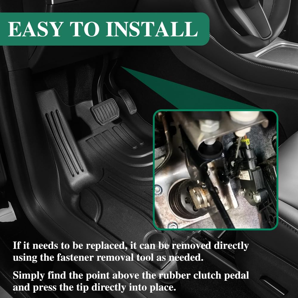 4PCS Brake Switch Stopper Brake Pedal Stop Pad Automotive Clutch Pedal Stop Pad Car Interior Accessories 90541-06036 Auto — view 5