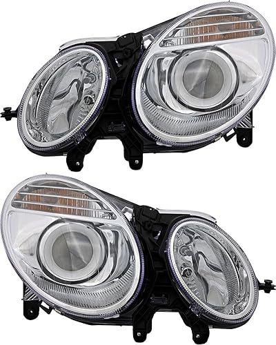 Para Mercedes Benz E clase faro lámpara 2007 2008 2009 HID conductor lado izquierdo