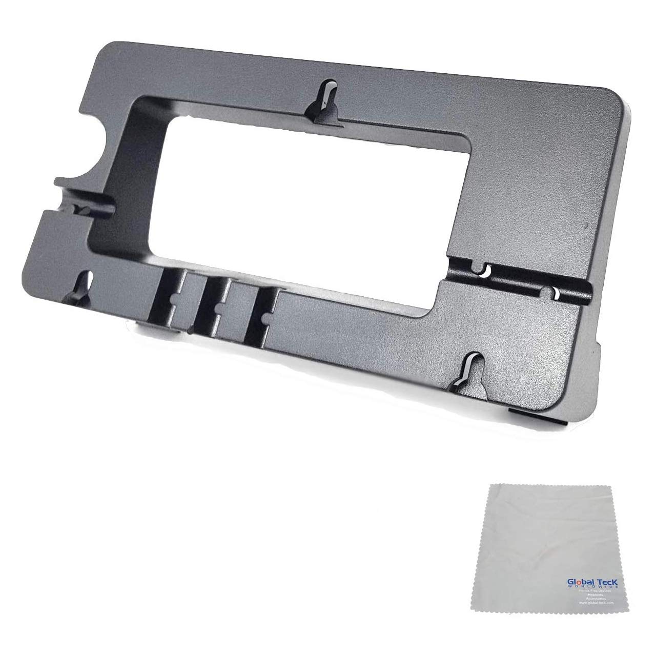 Global Teck Worldwide Yealink Wall Mount Bracket for Yealink Phones T40P, T41P, T42G, T42S with Microfiber Cloth