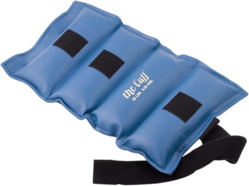 The Cuff Peso de puño de lujo, azul, 20 libras