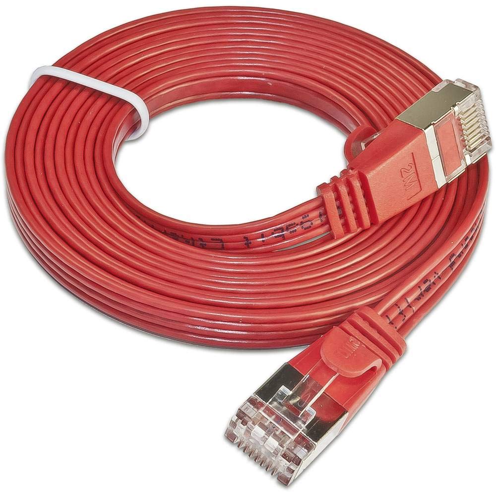 UGREEN Cavo Ethernet Cat 7 Piatto Super Veloce 10 Gbps 600MHz, Cavo LAN