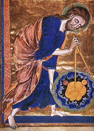 Manuscript Illumination Ngod As The Great Architect Of The Universe Frontispiece From A French Bible Moralisee 1230-1230 Poster Print by (18 x 24)