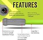 Flexzilla Garden Hose with SwivelGrip, 5/8" X 75', Heavy Duty, Lightweight, Drinking Water Safe-HFZG575YWS